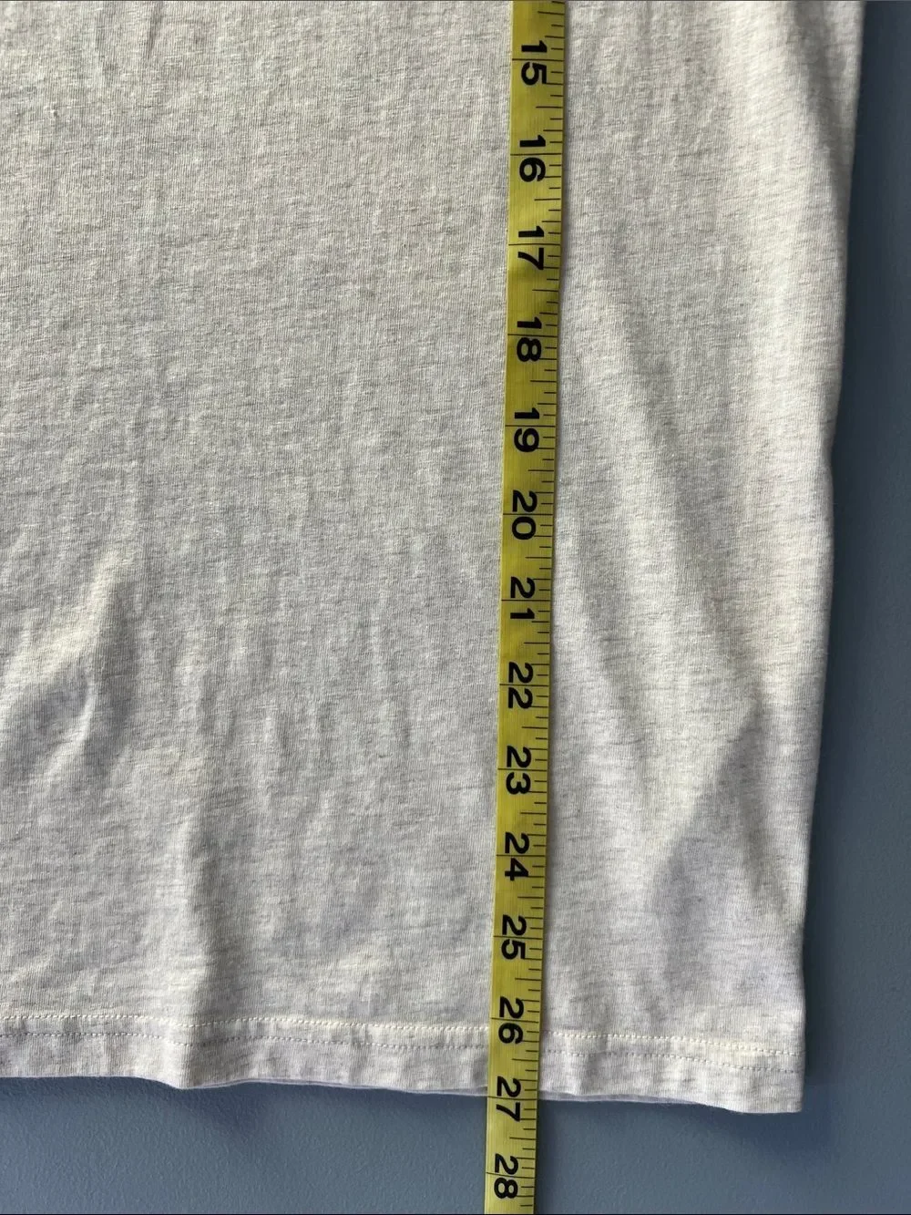 New Everlane THE ESSENTIAL ORGANIC CREW in HEATHERED OAT Size M - Picture 6 of 11